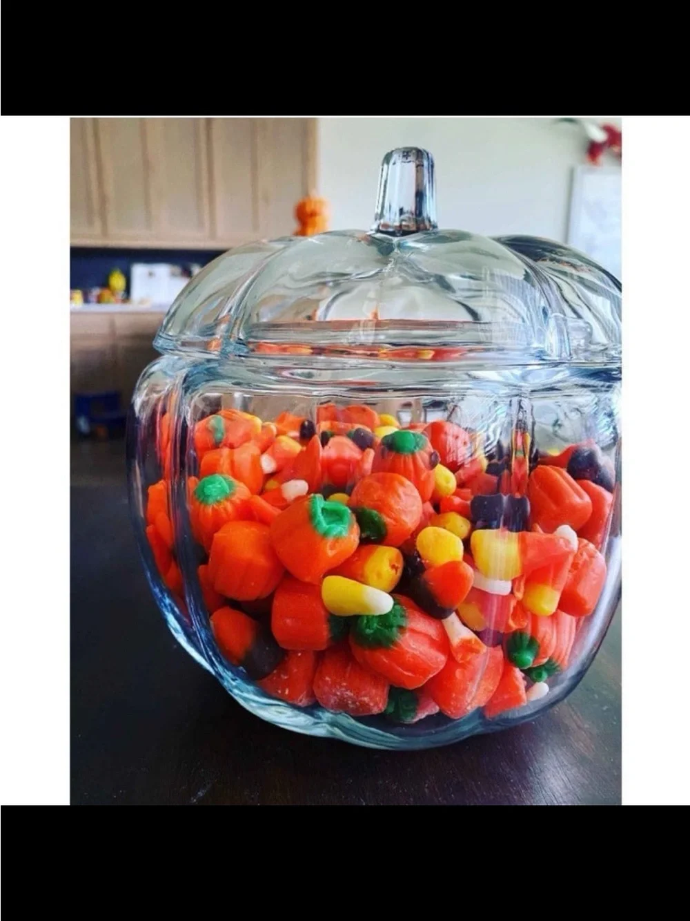 Target Clear Glass Pumpkin Storage Jar with Lid
